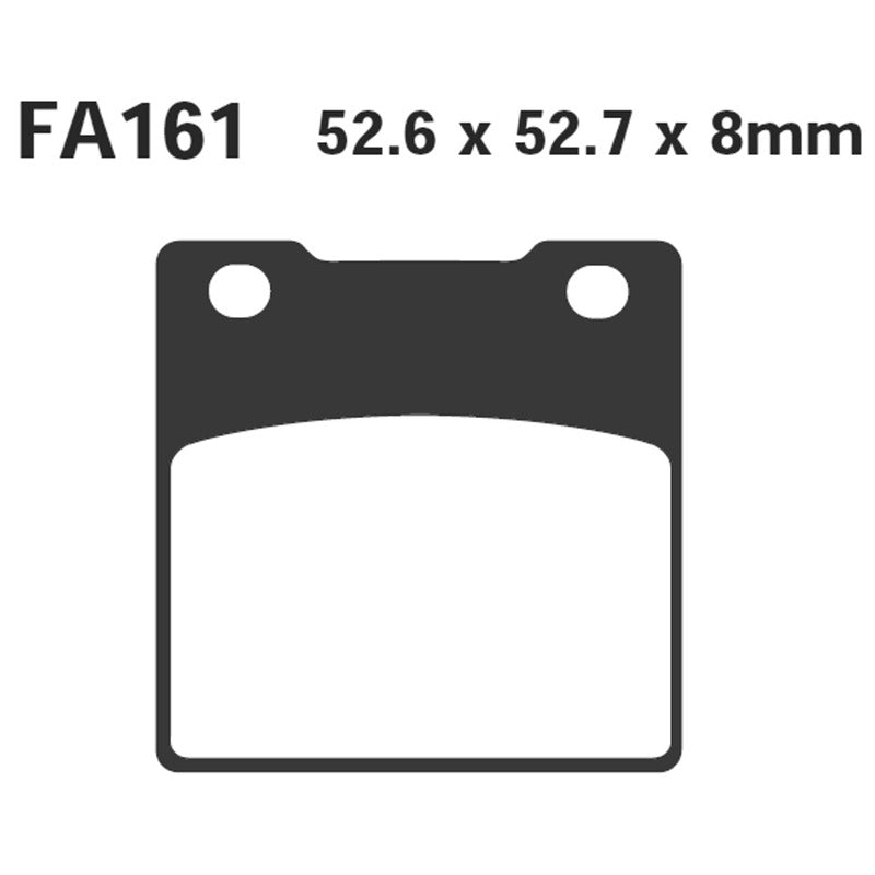 PASTIGLIE FRENO MOTO EBC FA161 KAWA ZX-7R NINJA 96- POST. DAL 1996 KAWASAKI
