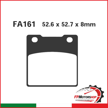 PASTIGLIE FRENO MOTO EBC FA161 KAWA ZX-7R NINJA 96- POST. DAL 1996 KAWASAKI