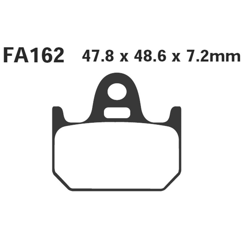 PASTIGLIE FRENO MOTO EBC FA162 YAMAHA TZ125/250 POS