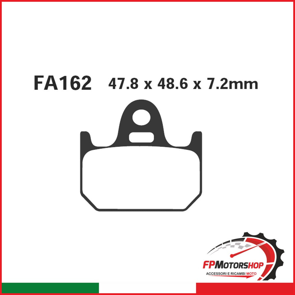 PASTIGLIE FRENO MOTO EBC FA162 YAMAHA TZ125/250 POS