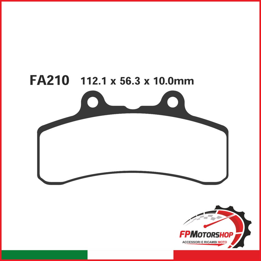 PASTIGLIE FRENO MOTO EBC FA210 BUELL M2-S1-S2 ANT. M2 S1 S2 94 97 ANTERIORE