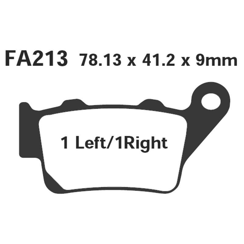PASTIGLIE FRENO MOTO EBC FA213 BMW F650 POST. APRILIA DUCATI HONDA