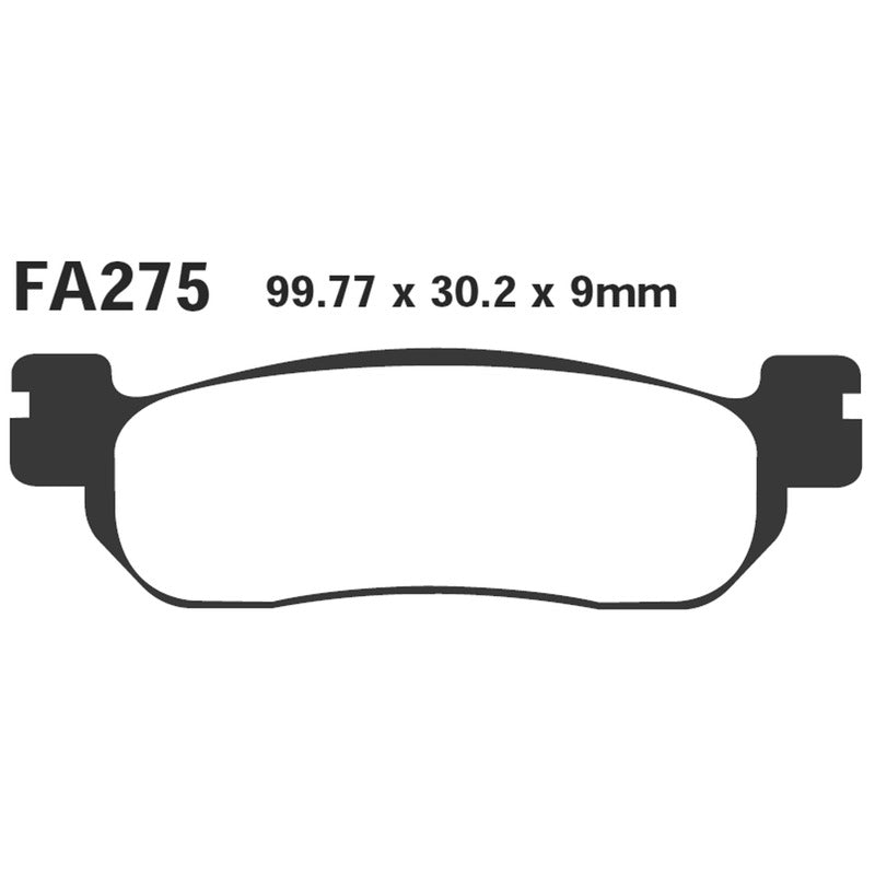 PASTIGLIE FRENO MOTO EBC FA275 YAMAHA YZF R1-R6 POST.