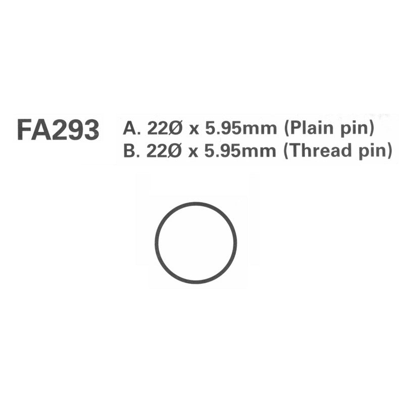 PASTIGLIE FRENO MOTO EBC FA293 MINI POLINI BIKES HRD SX 50 CROSS
