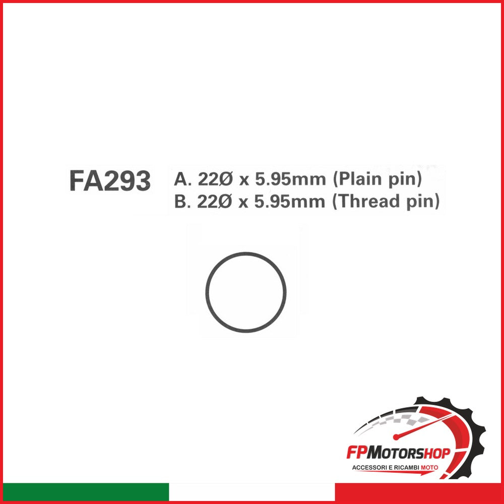 PASTIGLIE FRENO MOTO EBC FA293 MINI POLINI BIKES HRD SX 50 CROSS