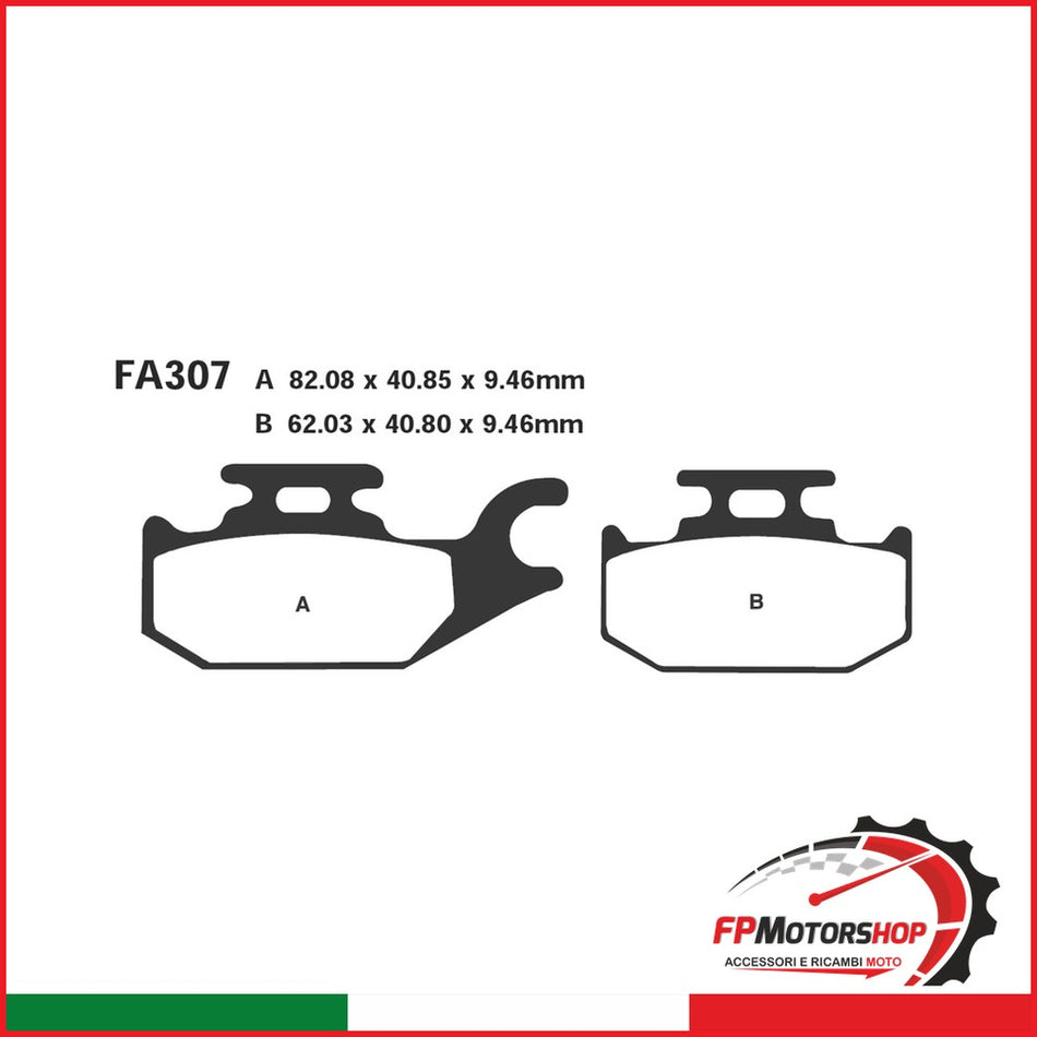 PASTIGLIE FRENO MOTO EBC FA307TT SUZUKI-YAMAHA SUZUKI
