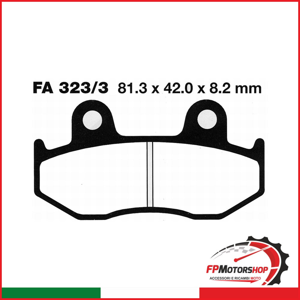 PASTIGLIE FRENO MOTO EBC FA323/3 SUZ.BURGMAN POST. SUZUKI