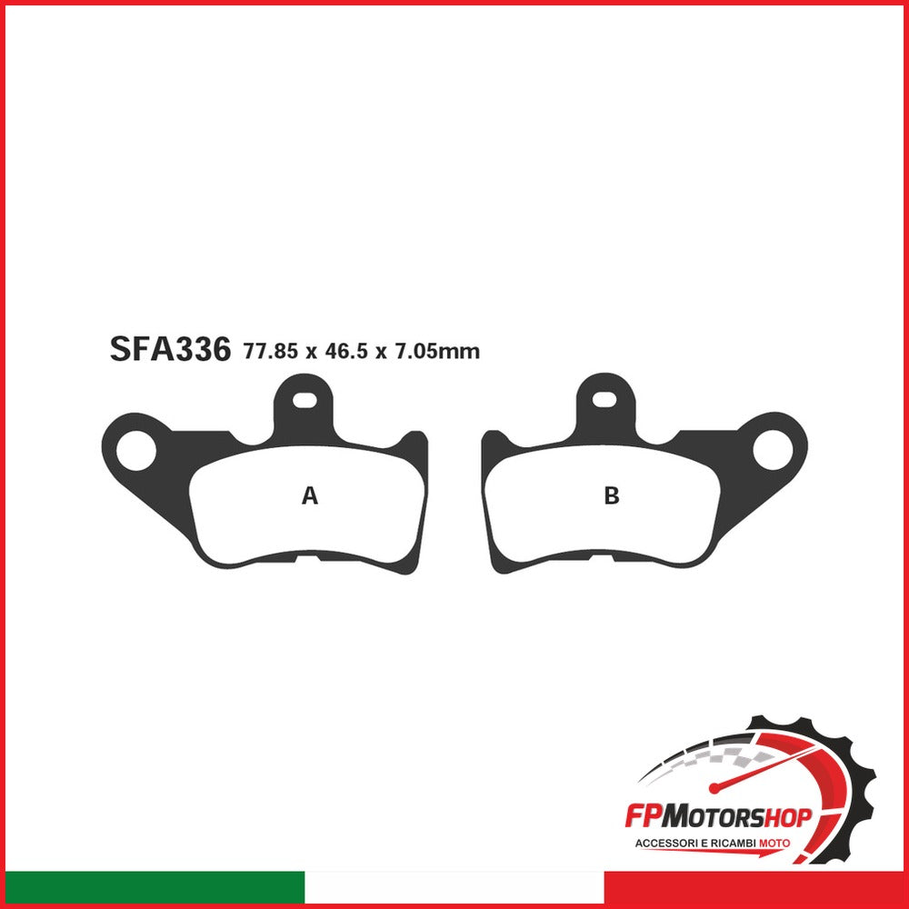 PASTIGLIE FRENO MOTO EBC FA336 YAMAHA JOG 50 R/RR