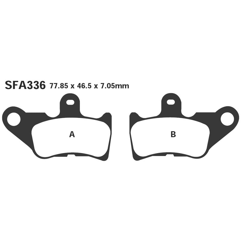 PASTIGLIE FRENO MOTO EBC FA336 YAMAHA JOG 50 R/RR