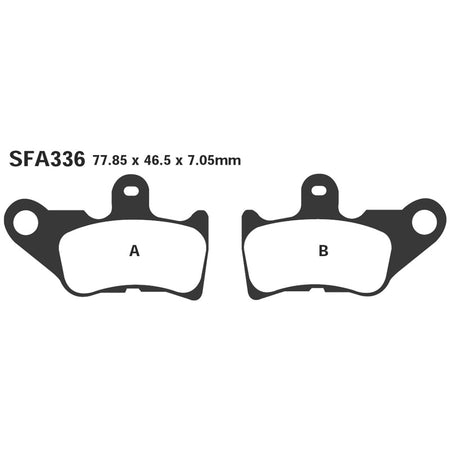 PASTIGLIE FRENO MOTO EBC FA336 YAMAHA JOG 50 R/RR