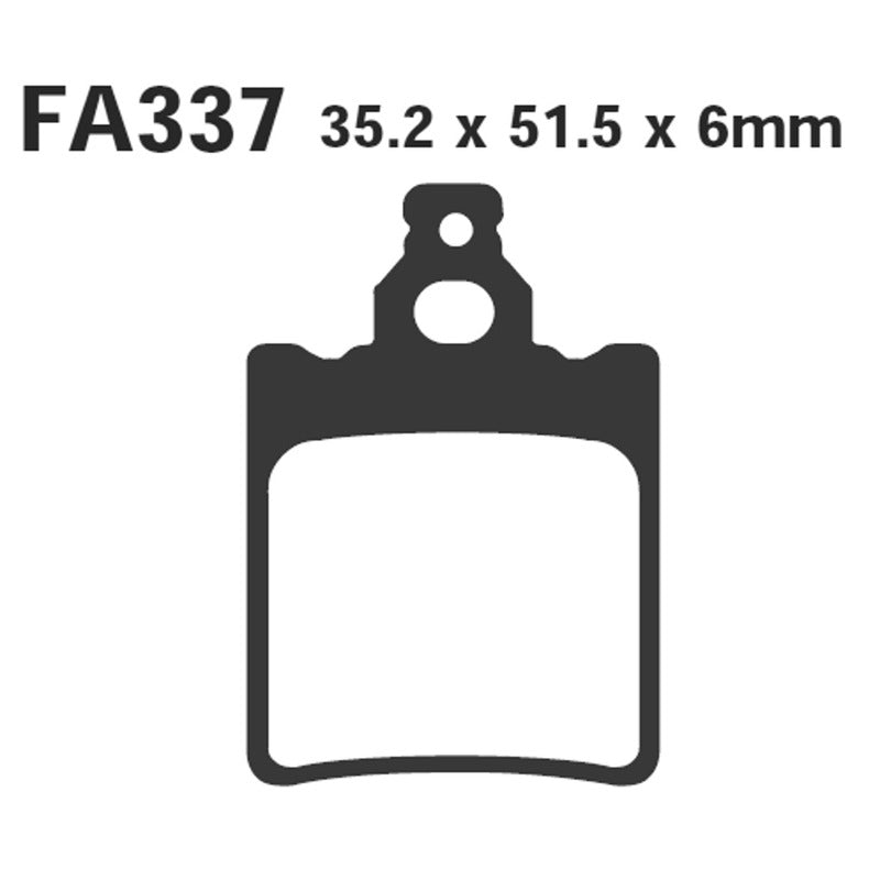 PASTIGLIE FRENO MOTO EBC FA337TT APRILIA-KTM-JCM APRILIA KTM JCM ORGANICA