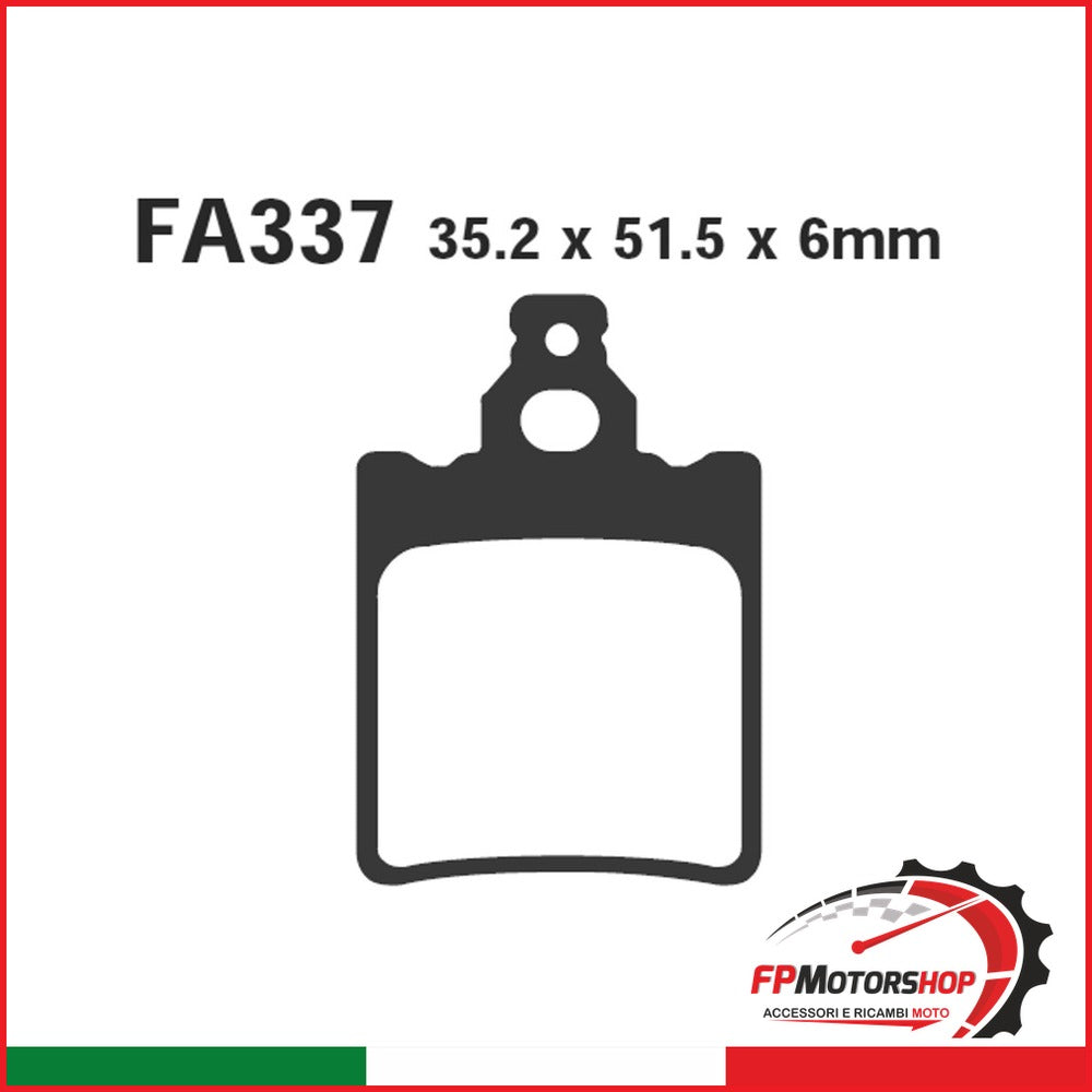PASTIGLIE FRENO MOTO EBC FA337TT APRILIA-KTM-JCM APRILIA KTM JCM ORGANICA