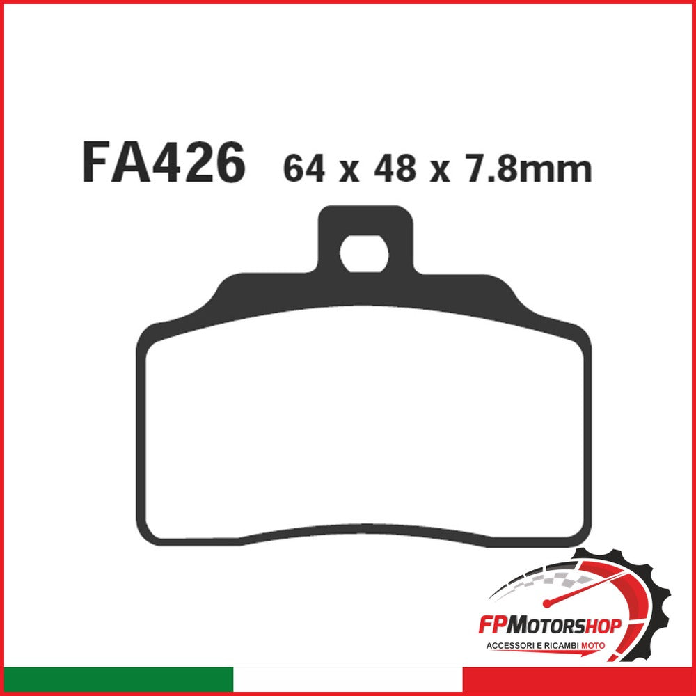PASTIGLIE FRENO MOTO EBC FA426 BETA M4 MOTARD ANT. ANTERIORE ORGANICA