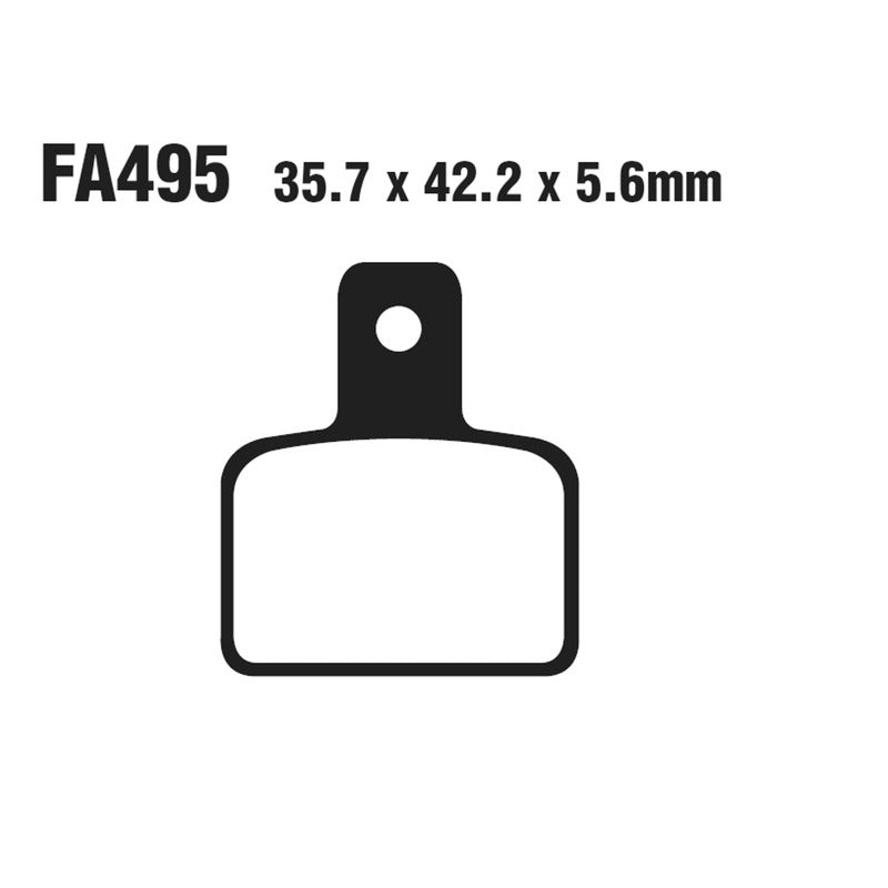 PASTIGLIE FRENO MOTO EBC FA495 BETA EVO 09- DAL 2009