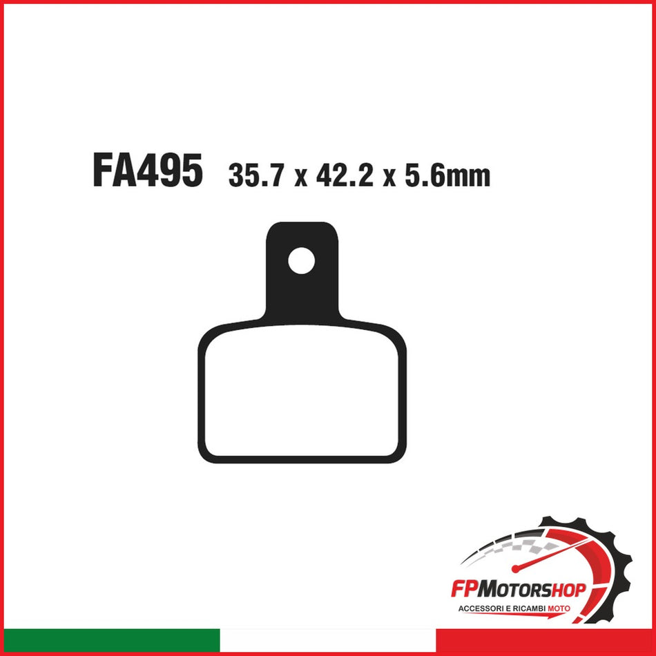 PASTIGLIE FRENO MOTO EBC FA495 BETA EVO 09- DAL 2009