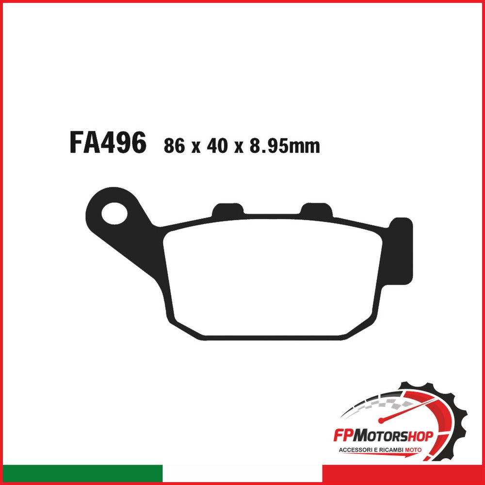 PASTIGLIE FRENO MOTO EBC FA496 HONDA CBR/CB 650F POST 14- DAL 2014 SUZUKI VOGE