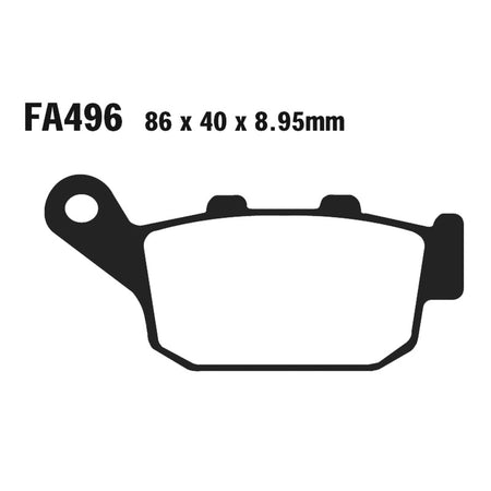 PASTIGLIE FRENO MOTO EBC FA496 HONDA CBR/CB 650F POST 14- DAL 2014 SUZUKI VOGE