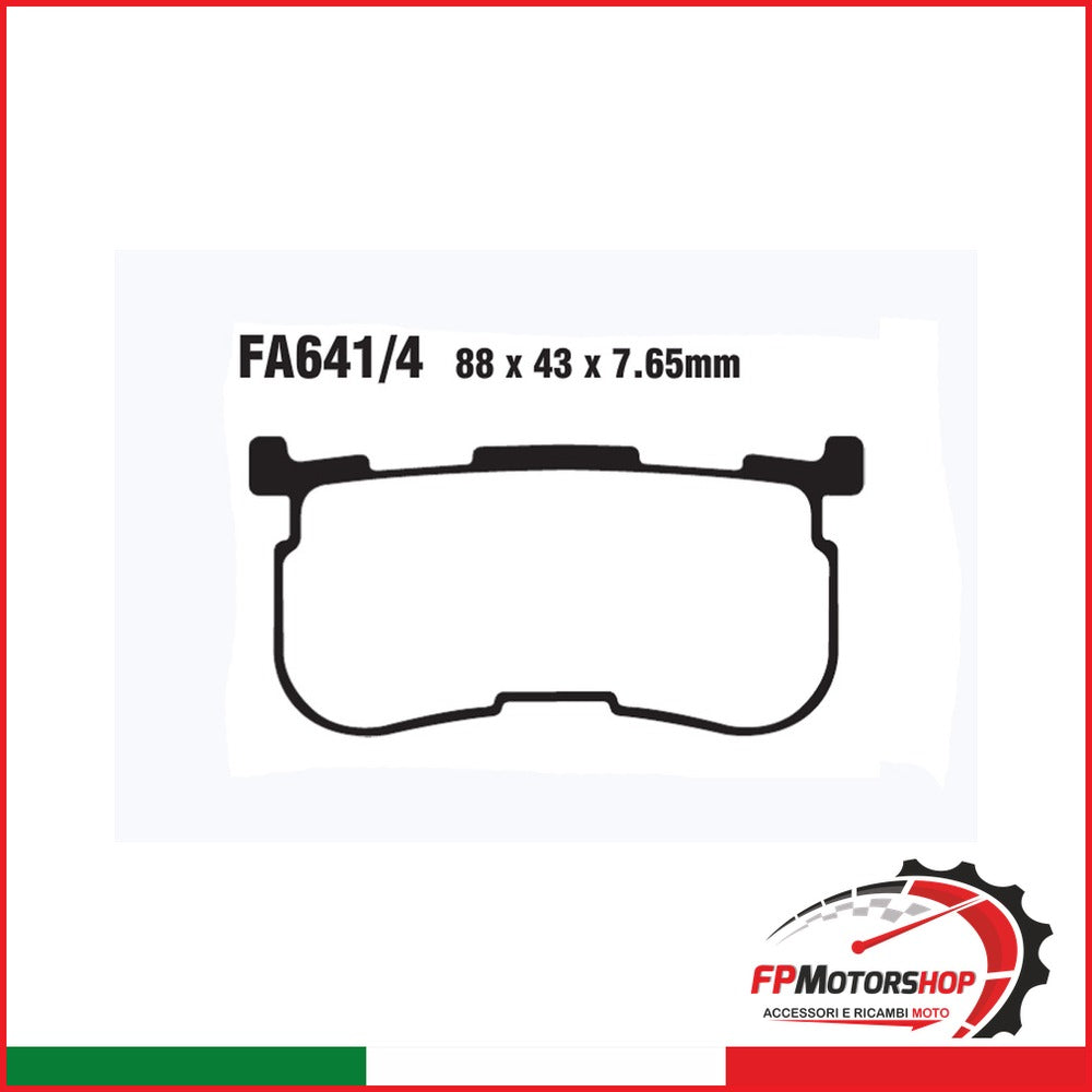 [R1264104] PASTIGLIE H.D. TRIKE TRI GLIDE ULTRA POST. 14- FA641/4