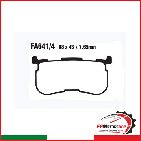 [R1264104] PASTIGLIE H.D. TRIKE TRI GLIDE ULTRA POST. 14- FA641/4