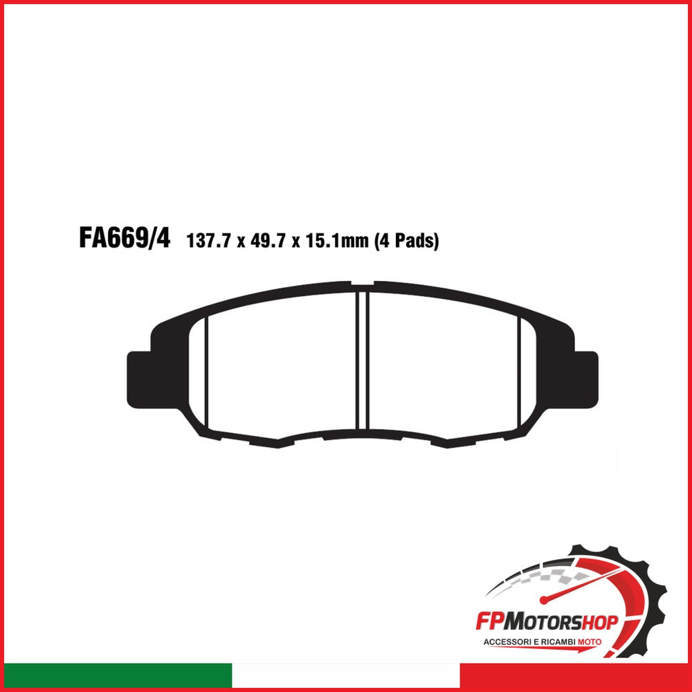 [R1266904] PASTIGLIE FA POLARIS SLINGSHOT 15- FA669/4