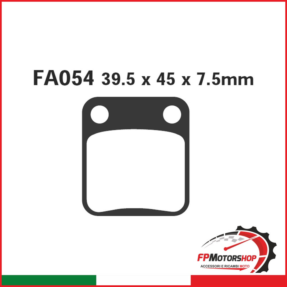 PASTIGLIE FRENO MOTO EBC FA054R R HUSQVARNA ANT. KAWASAKI SUZUKI