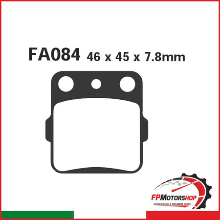 PASTIGLIE FRENO MOTO EBC FA084R R HONDA CR80 98- ANT DAL 1998 KAWASAKI