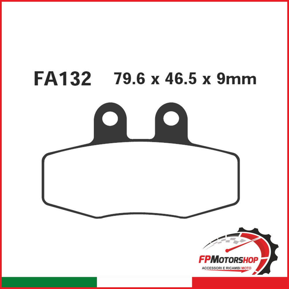 PASTIGLIE FRENO MOTO EBC FA132R R KTM-MAICO ANT/POST KTM MAICO ANT/POSTERIORE
