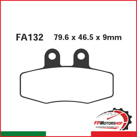 PASTIGLIE FRENO MOTO EBC FA132R R KTM-MAICO ANT/POST KTM MAICO ANT/POSTERIORE