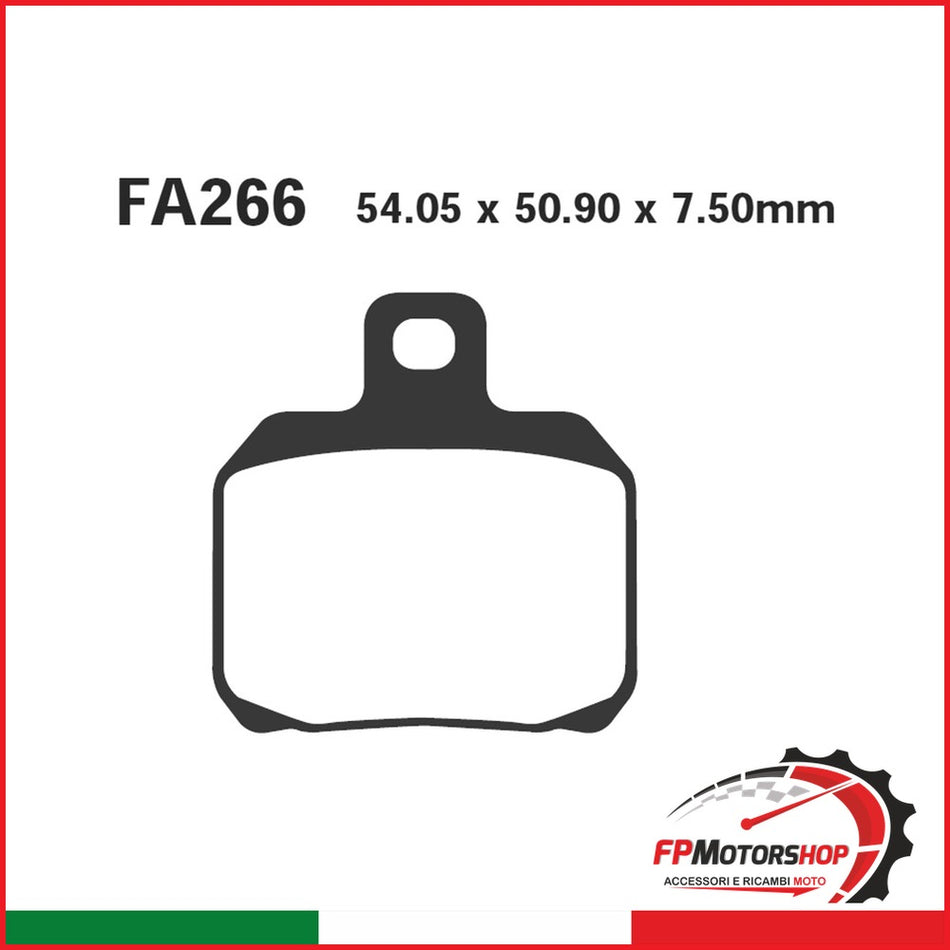 PASTIGLIE FRENO MOTO EBC FA266R R DERBI SENDA RIEJU TANGO KTM MORINI