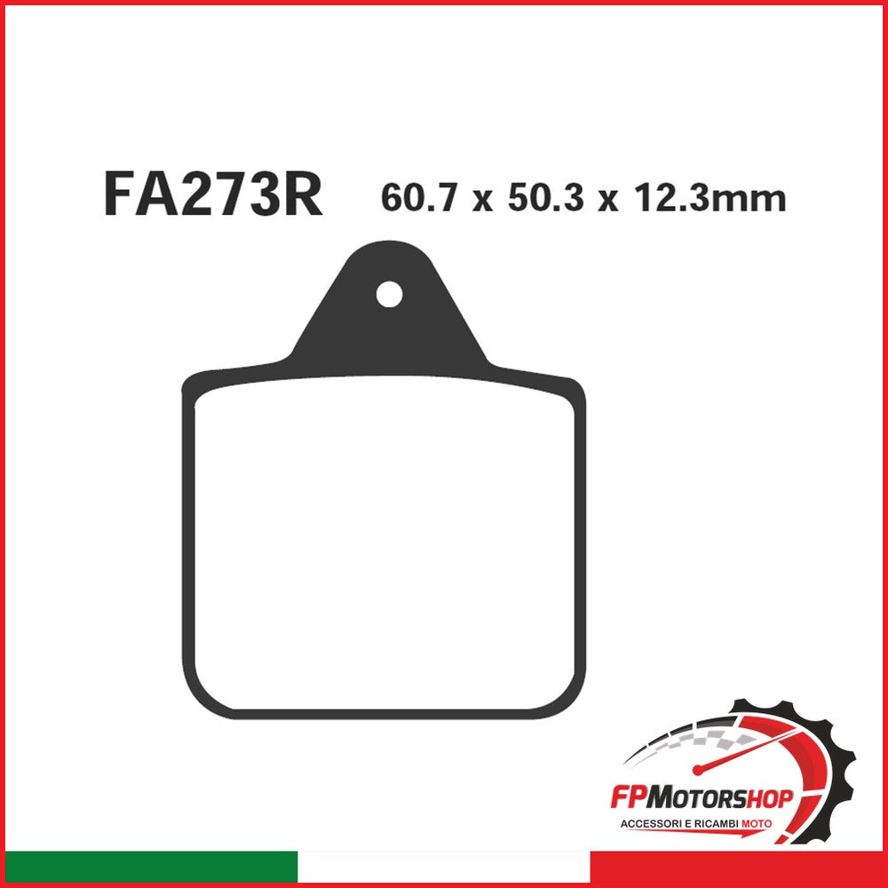 PASTIGLIE FRENO MOTO EBC FA273R R POLARIS BIG BOSS 400 6X6 96- QUAD DAL 1996