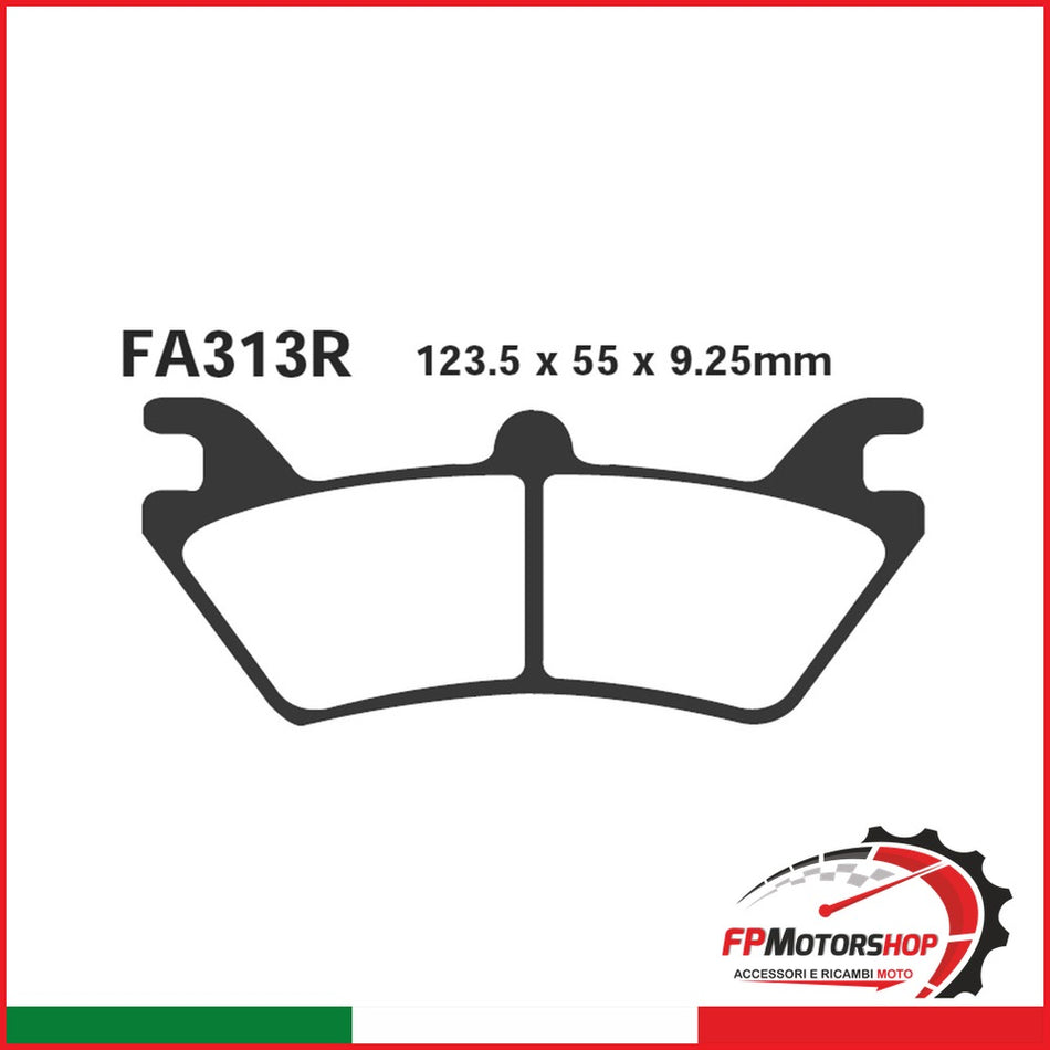 PASTIGLIE FRENO MOTO EBC FA313R R POLARIS SPORTSMAN 6X6 POST. QUAD SINTER