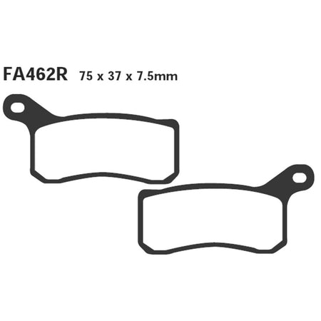 PASTIGLIE FRENO MOTO EBC FA462R R KTM SX-F 450 09 11 450/505 505 12 2009-2011