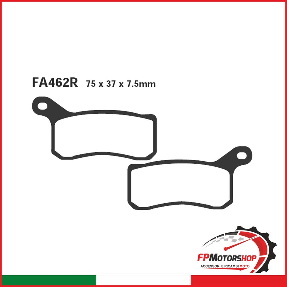 PASTIGLIE FRENO MOTO EBC FA462R R KTM SX-F 450 09 11 450/505 505 12 2009-2011