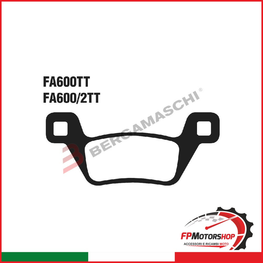 PASTIGLIE FRENO MOTO EBC FA600R R KYMCO MXU 500 09- ANT. QUAD ANTERIORE DAL 2009