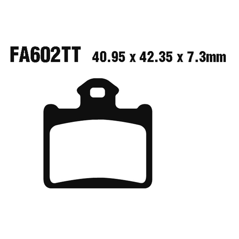 PASTIGLIE FRENO MOTO EBC FA602R R KTM SX 85 11- POST.HUSQVARNA CR 65 POSTERIORE