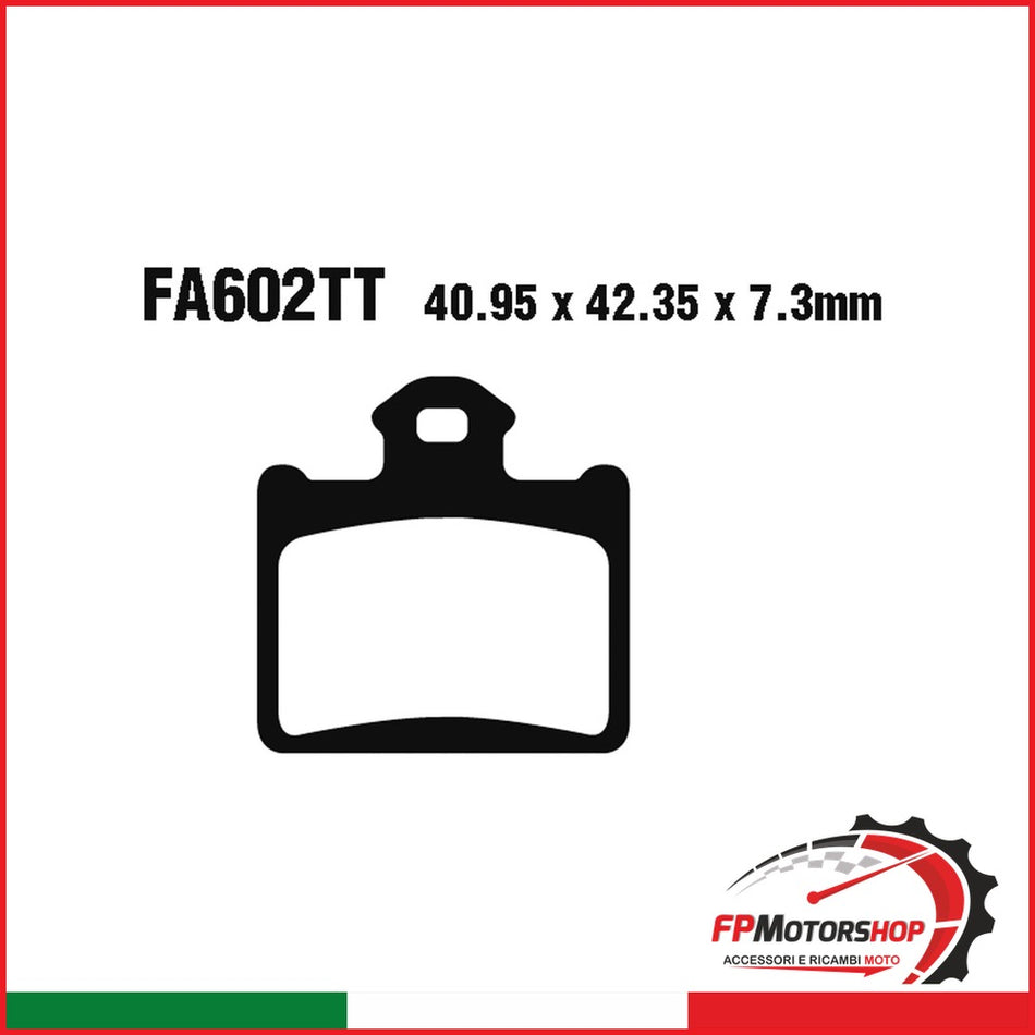 PASTIGLIE FRENO MOTO EBC FA602R R KTM SX 85 11- POST.HUSQVARNA CR 65 POSTERIORE