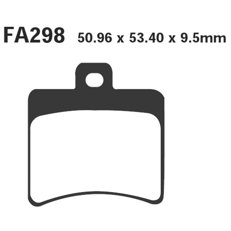 PASTIGLIE SFAC APRILIA SCARAB125/150/200/250 POST. APRILIA SCARABEO 125/150/200/250 1999-2009 MADISON 125/150/180/200/250/400 1999-2009 EBC R2329800 - foto originale