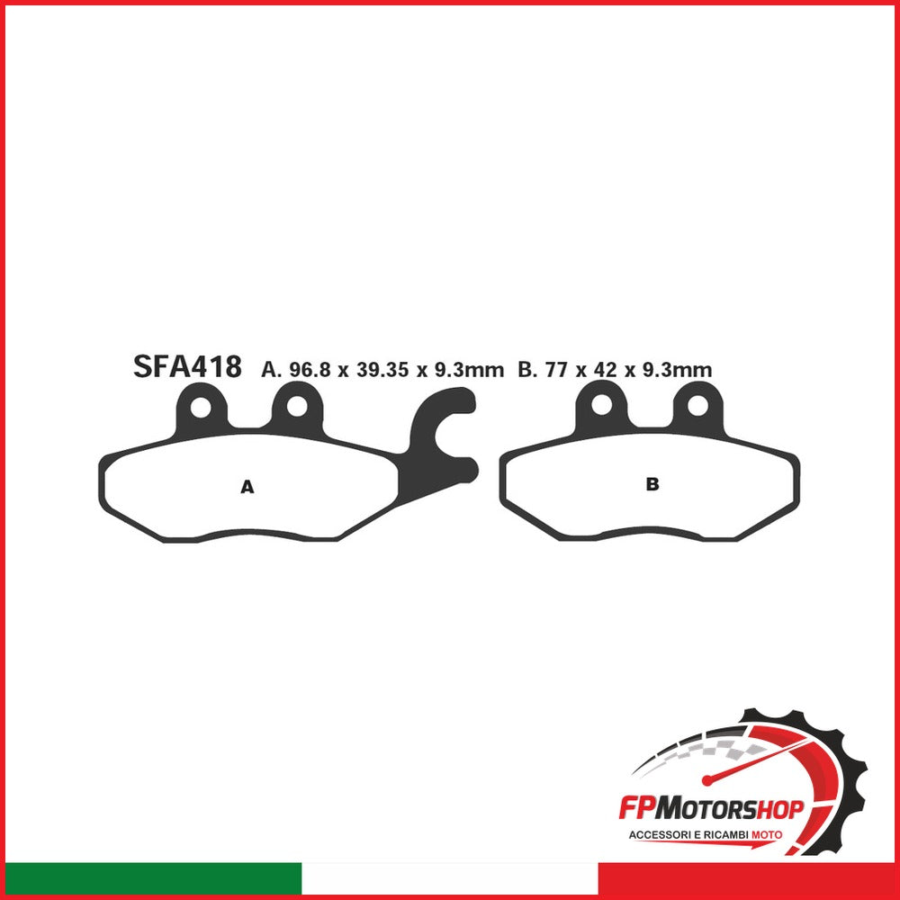 [R1641800] PASTIGLIE SFA BEVERLY 300/350 POST SFA418