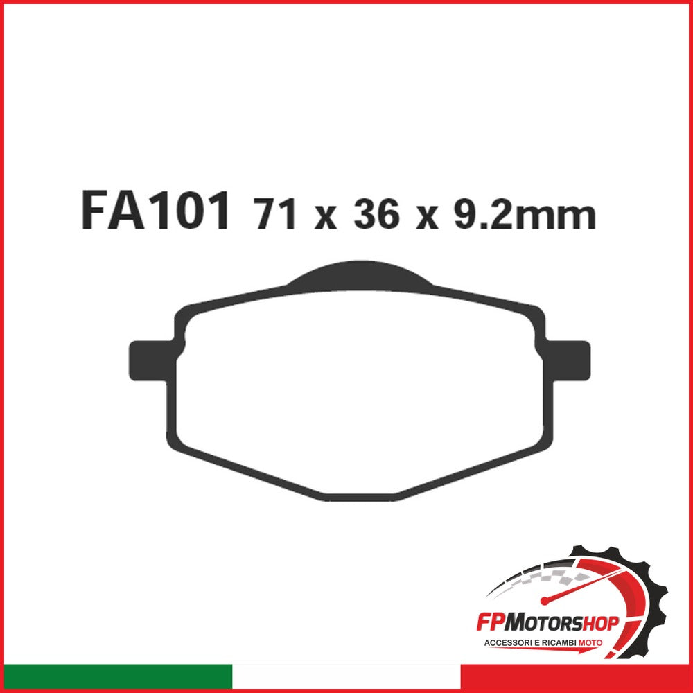 [R1710100] PASTIGLIE SFA HH FLAME R 125 NEW FLAME/R/T SFA101HH
