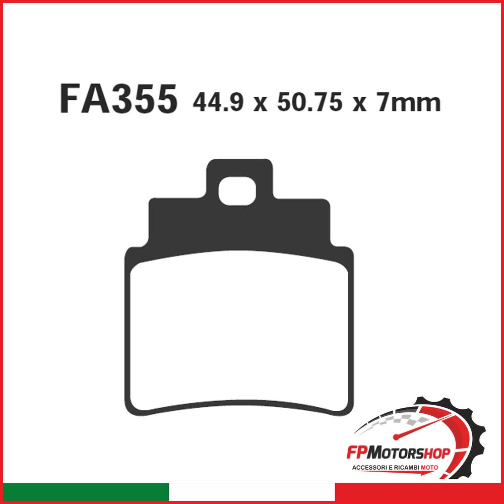 [R1735500] PASTIGLIE SFA HH SYM JOYMAX250 /300 - KYMCO G.DINK SFA355HH