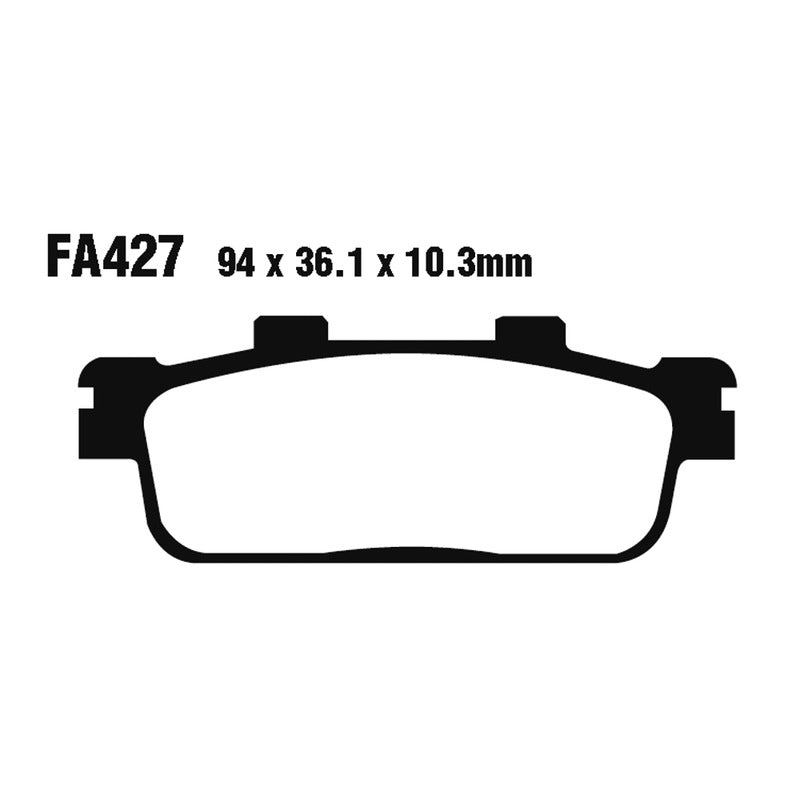 PASTIGLIE FRENO MOTO EBC SFA427HH SFA HH SYM HD 200S 07- POST. DAL 2007 PEUGEOT
