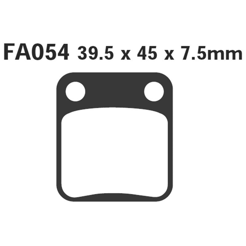 PASTIGLIE FRENO MOTO EBC FA054HH HH HUSQVARNA ANT. KAWASAKI SUZUKI