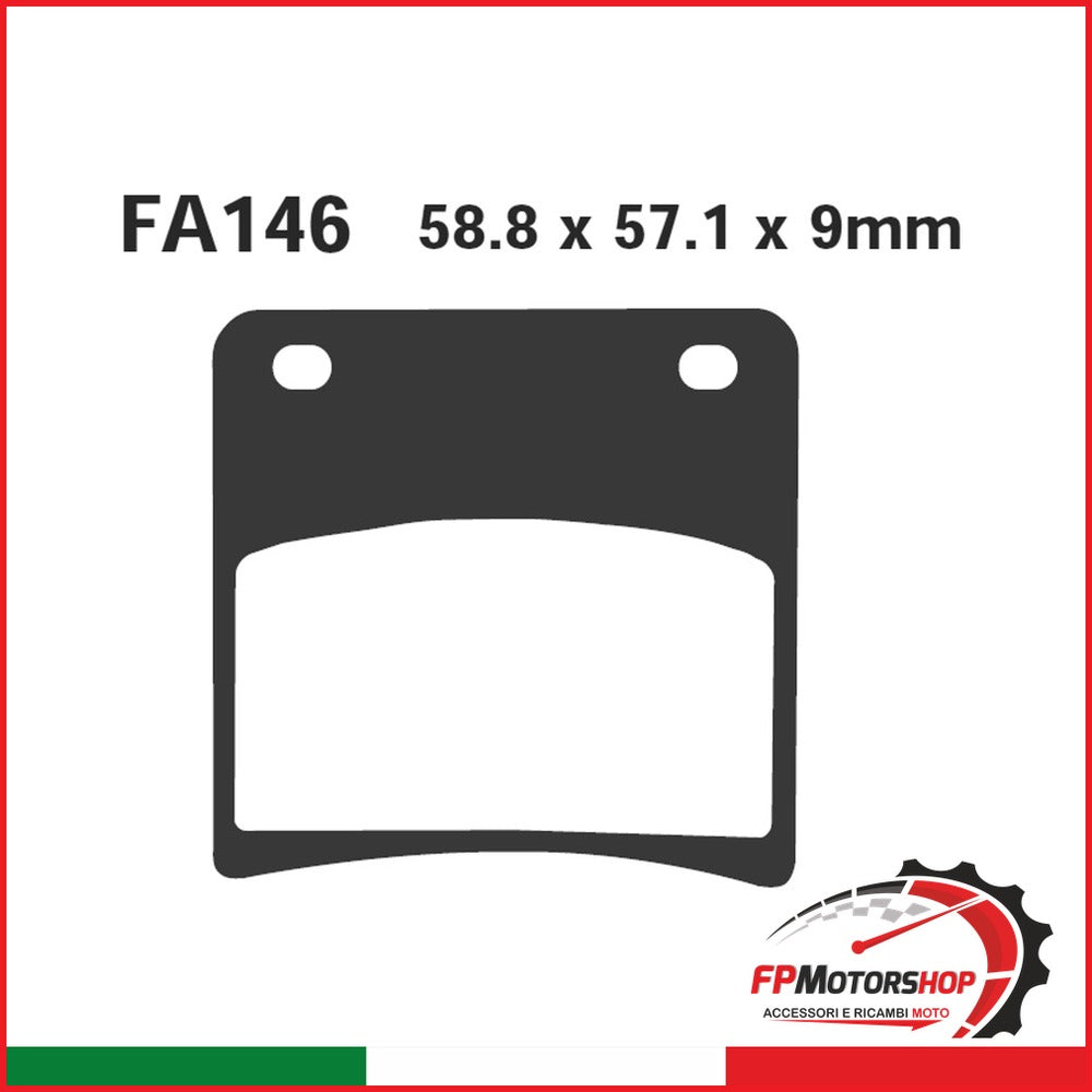 PASTIGLIE FRENO MOTO EBC FA146HH HH SUZUKI GSX-F 600 /750
