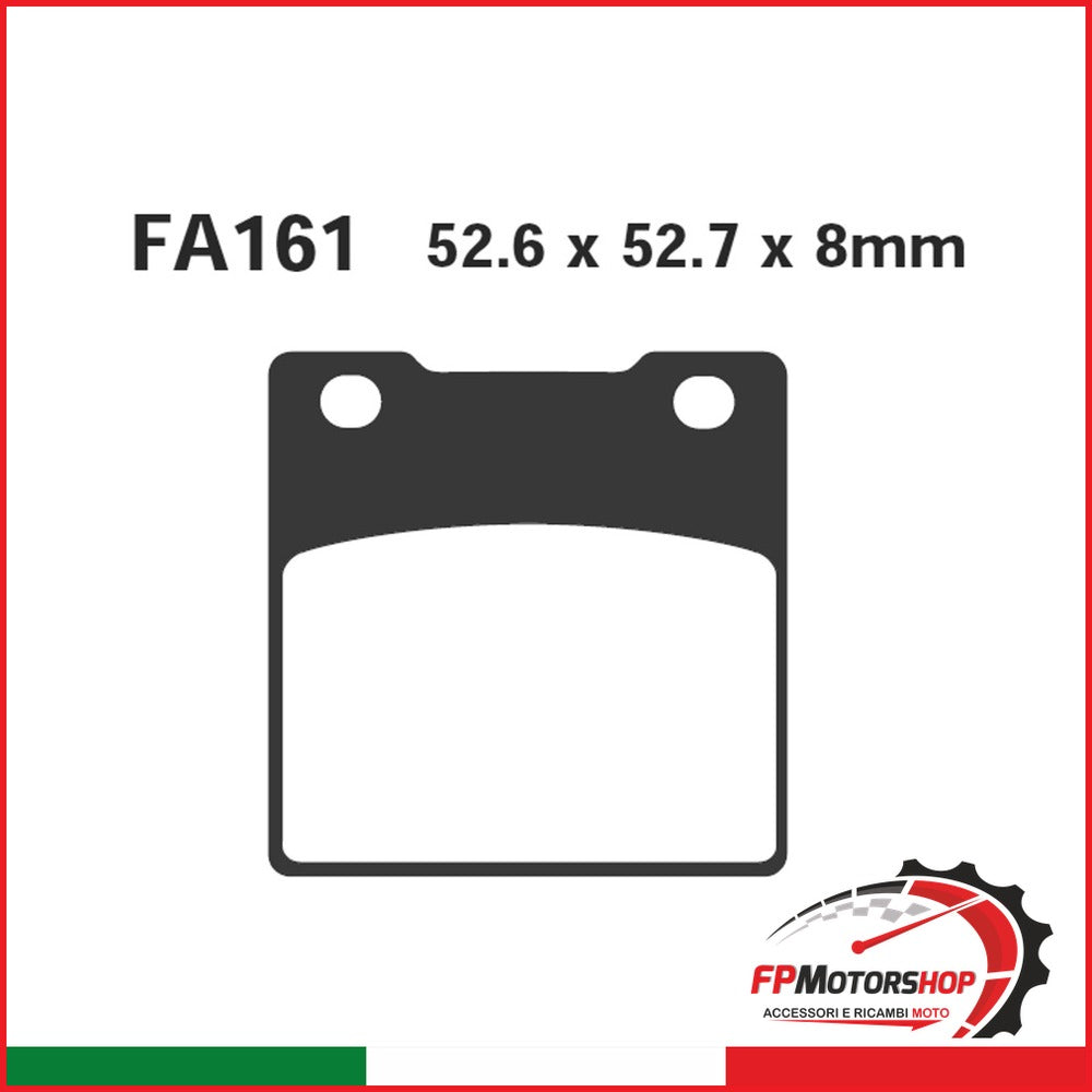 PASTIGLIE FRENO MOTO EBC FA161HH HH KAWA ZX-7R NINJA 96- DAL 1996 KAWASAKI