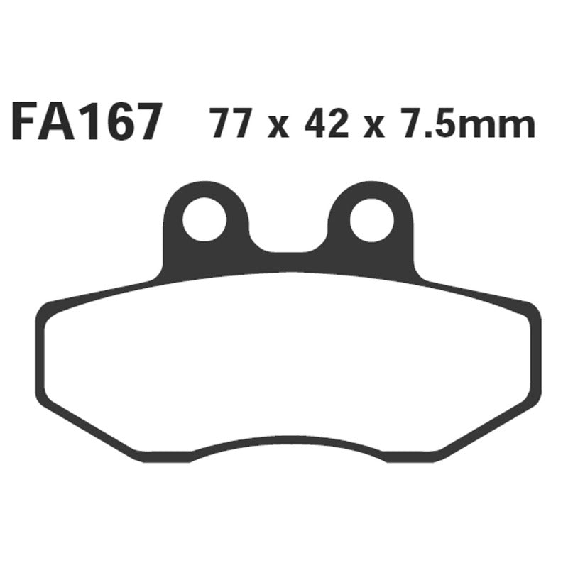 PASTIGLIE FRENO MOTO EBC FA167HH HH APRILIA-BETA- HUSQVARNA APRILIA PEUGEOT