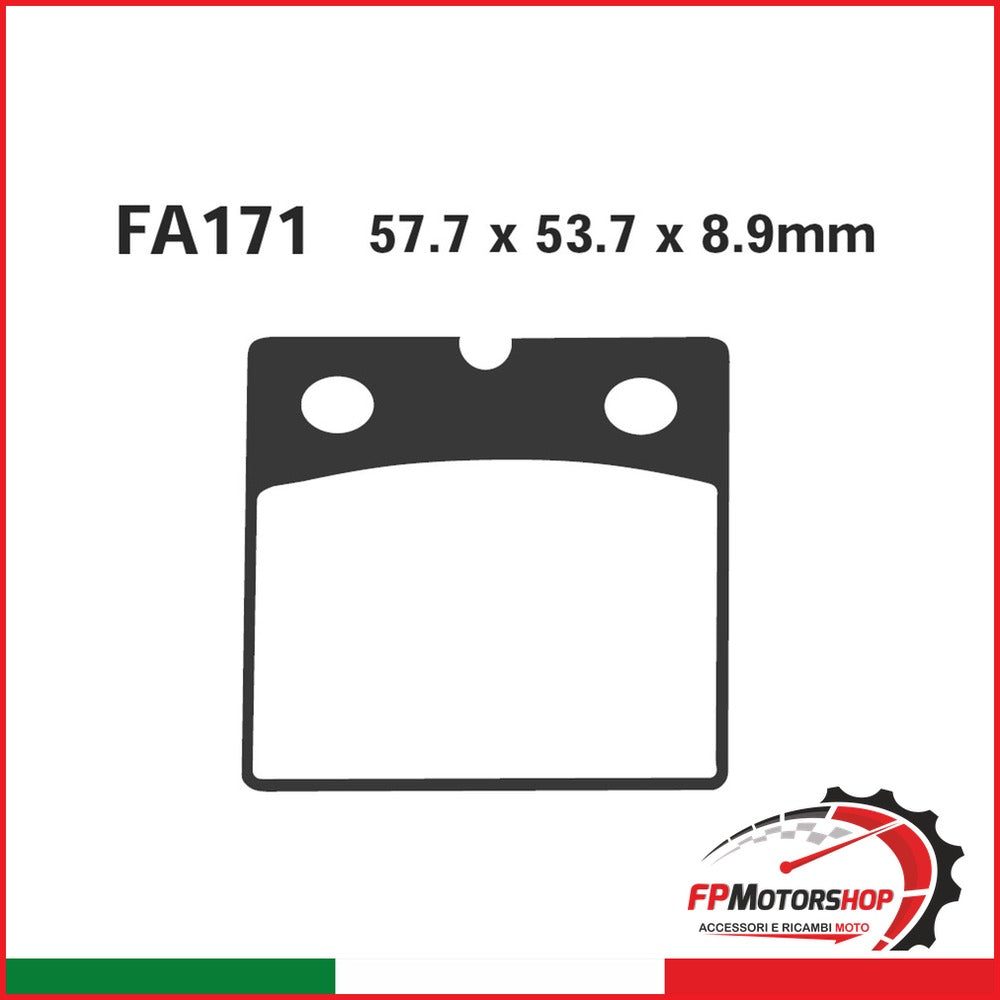 PASTIGLIE FRENO MOTO EBC FA171HH HH BMW K R SINTERIZZATA 75/100 80/100