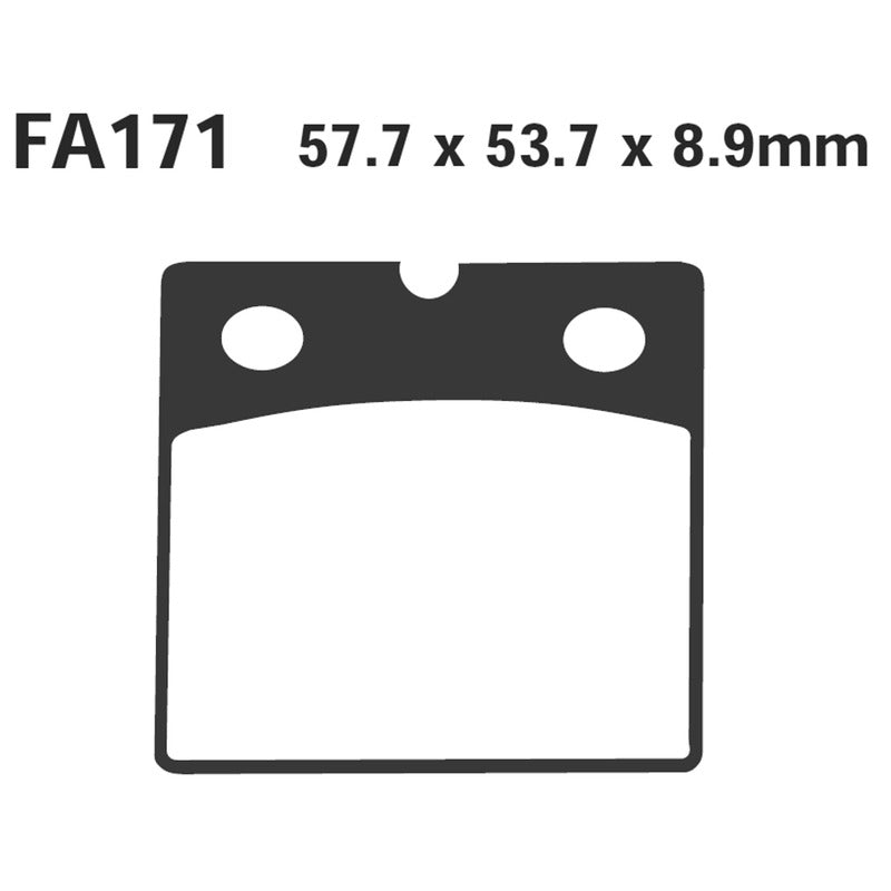 PASTIGLIE FRENO MOTO EBC FA171HH HH BMW K R SINTERIZZATA 75/100 80/100