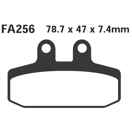 PASTIGLIE FRENO MOTO EBC FA256HH HH APRILIA PEGASO ANT. CAGIVA HONDA GUZZI