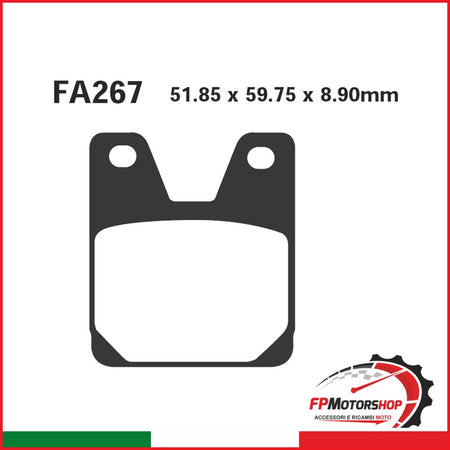 PASTIGLIE FRENO MOTO EBC FA267HH HH YAMAHA R1 POST. 1998-2000