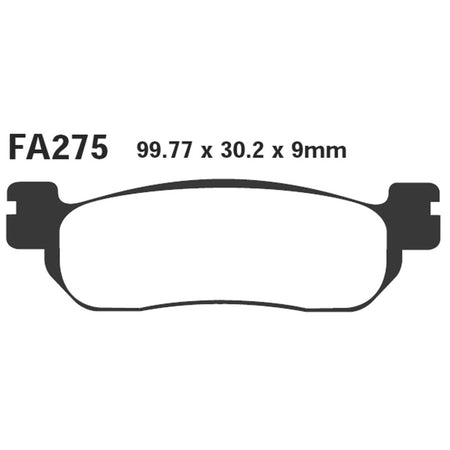 PASTIGLIE FRENO MOTO EBC FA275HH HH YAMAHA R1 R6 2002-2003